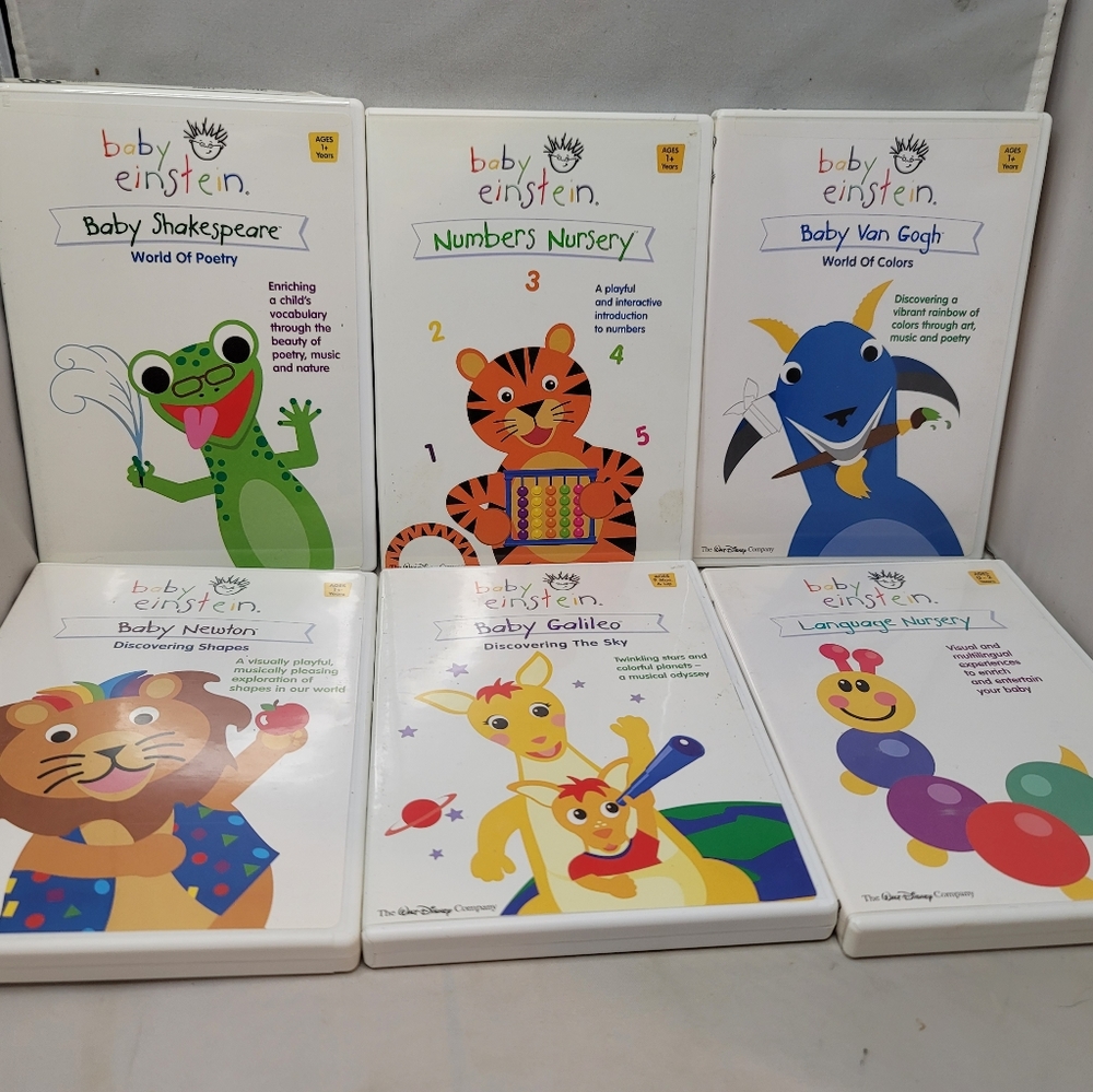 BABY EINSTEIN vol. 2 with Galileo. Newton,  Shakespeare, Van Gogh plus 123 &ABC